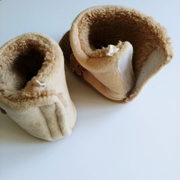 Reindeer Baby Slippers 3D Antlers size 5-6 - Picture 6 of 11